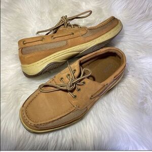 CBB tan men’s size 10 shoe laced loafers